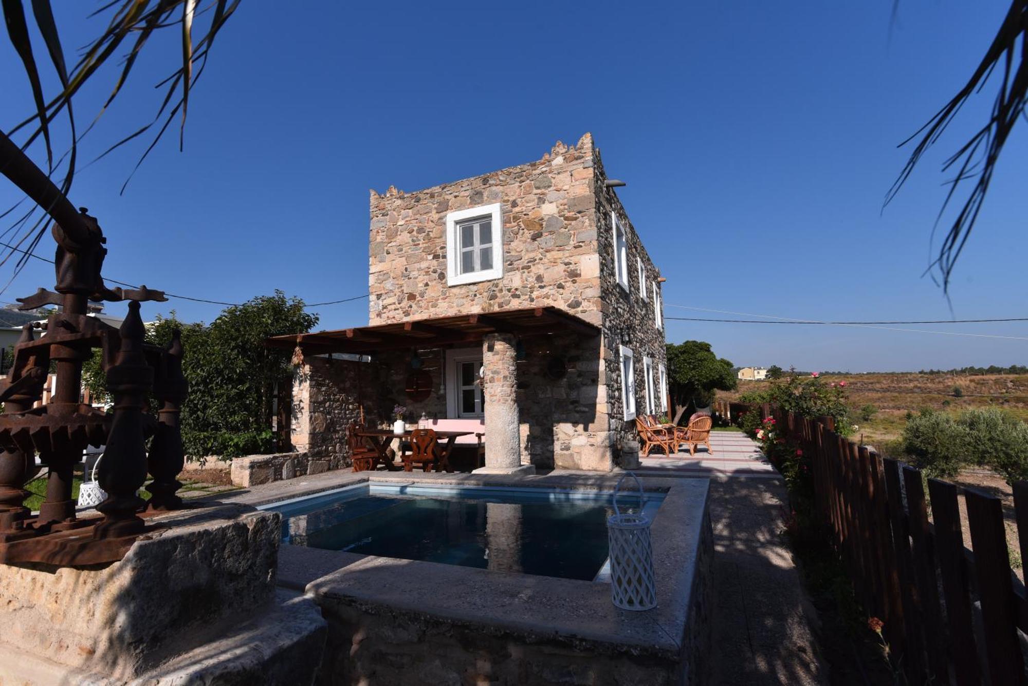 Traditional Kos Villa With Swimming Pool, Lawn Yard And Bbq Exteriér fotografie