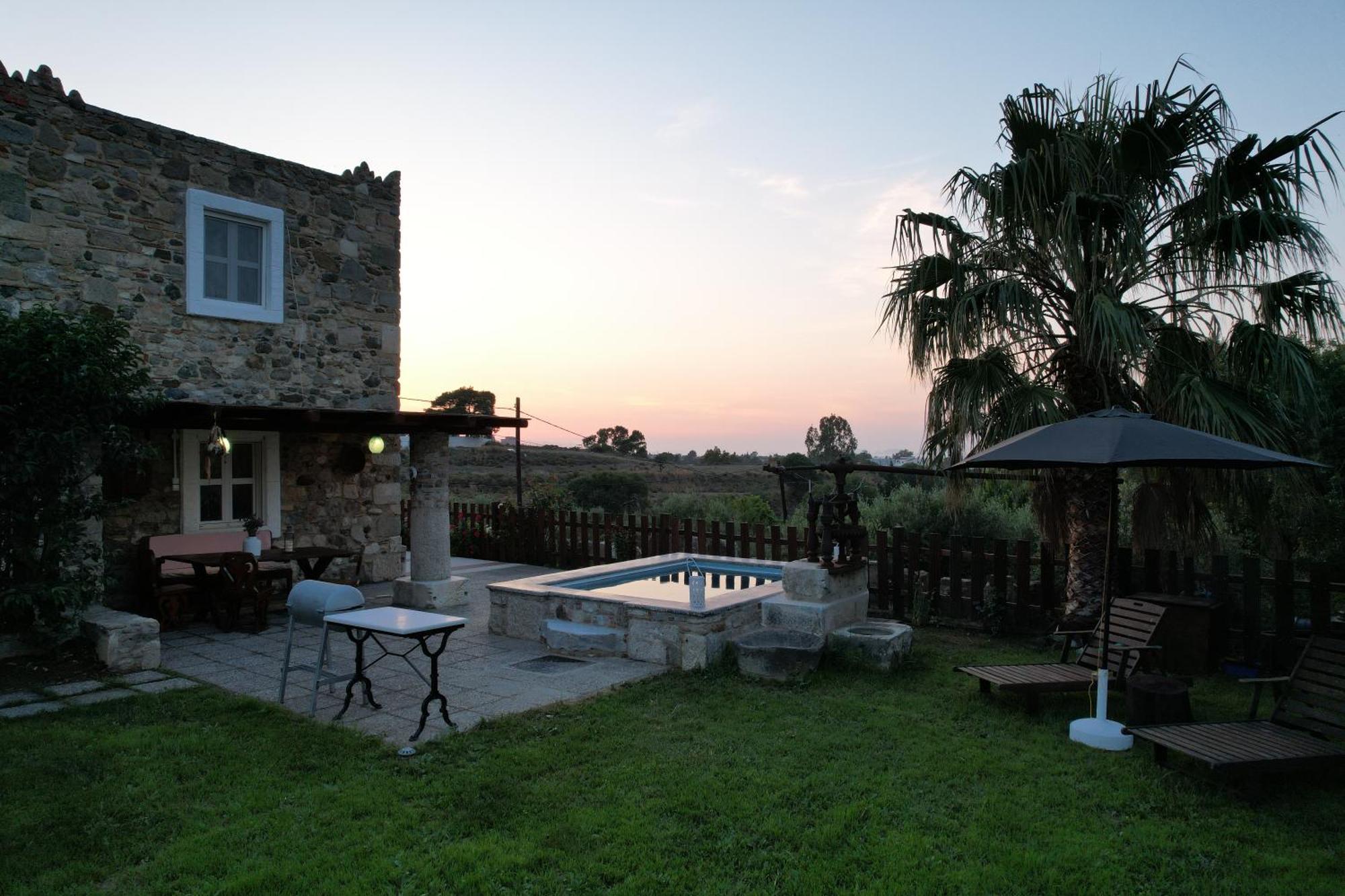Traditional Kos Villa With Swimming Pool, Lawn Yard And Bbq Exteriér fotografie