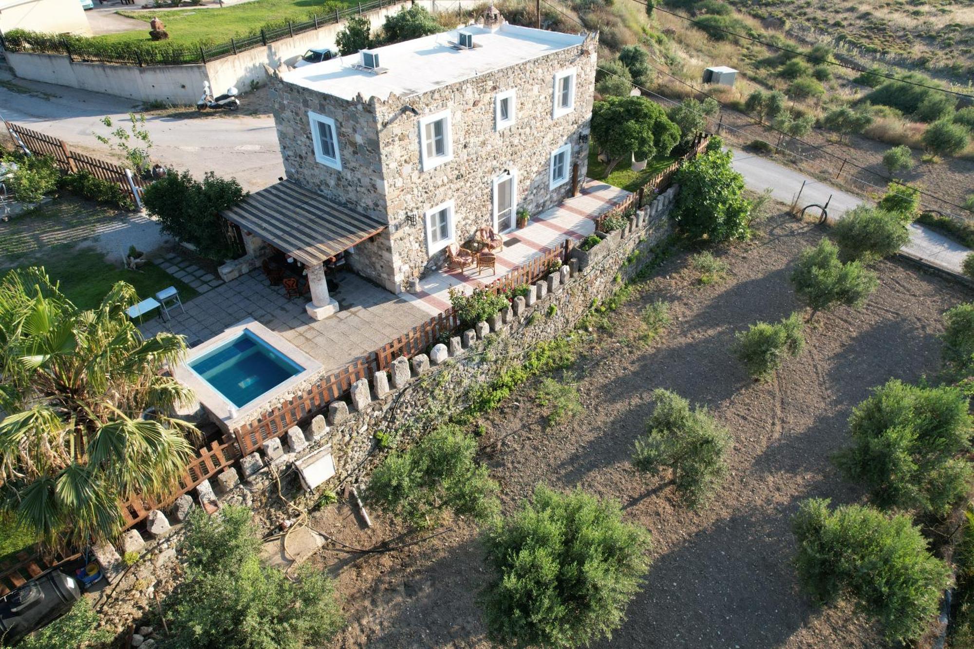 Traditional Kos Villa With Swimming Pool, Lawn Yard And Bbq Exteriér fotografie