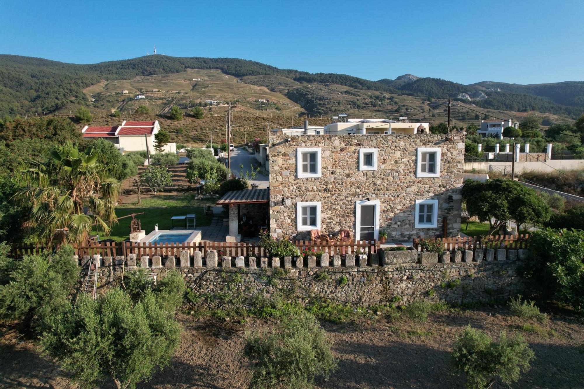 Traditional Kos Villa With Swimming Pool, Lawn Yard And Bbq Exteriér fotografie